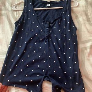 polkadot old navy tie shirt